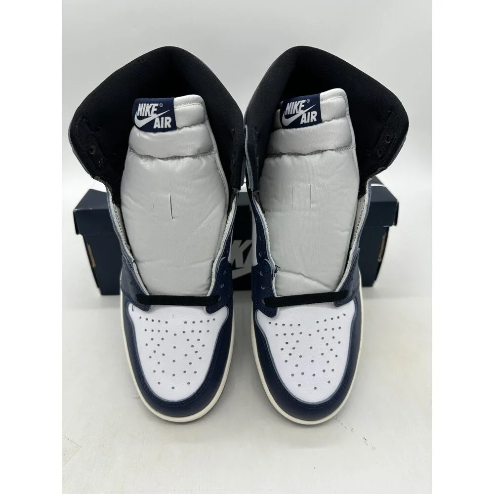 Air Jordan 1 High Retro Men's Size 14 Blue White Athletic Shoes DZ5485 401